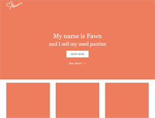 Tablet Screenshot of fawnfancybits.com